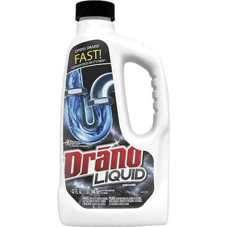 Drano Liquid Clog Remover, Drain Opener, 32oz., , PK 12 SJN318593CT